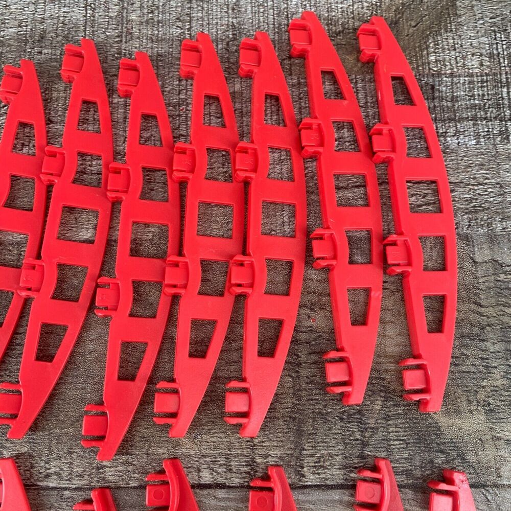 Rokenbok Lot Red Building Ramp Rails Bridge Pieces - Picture 7 of 16